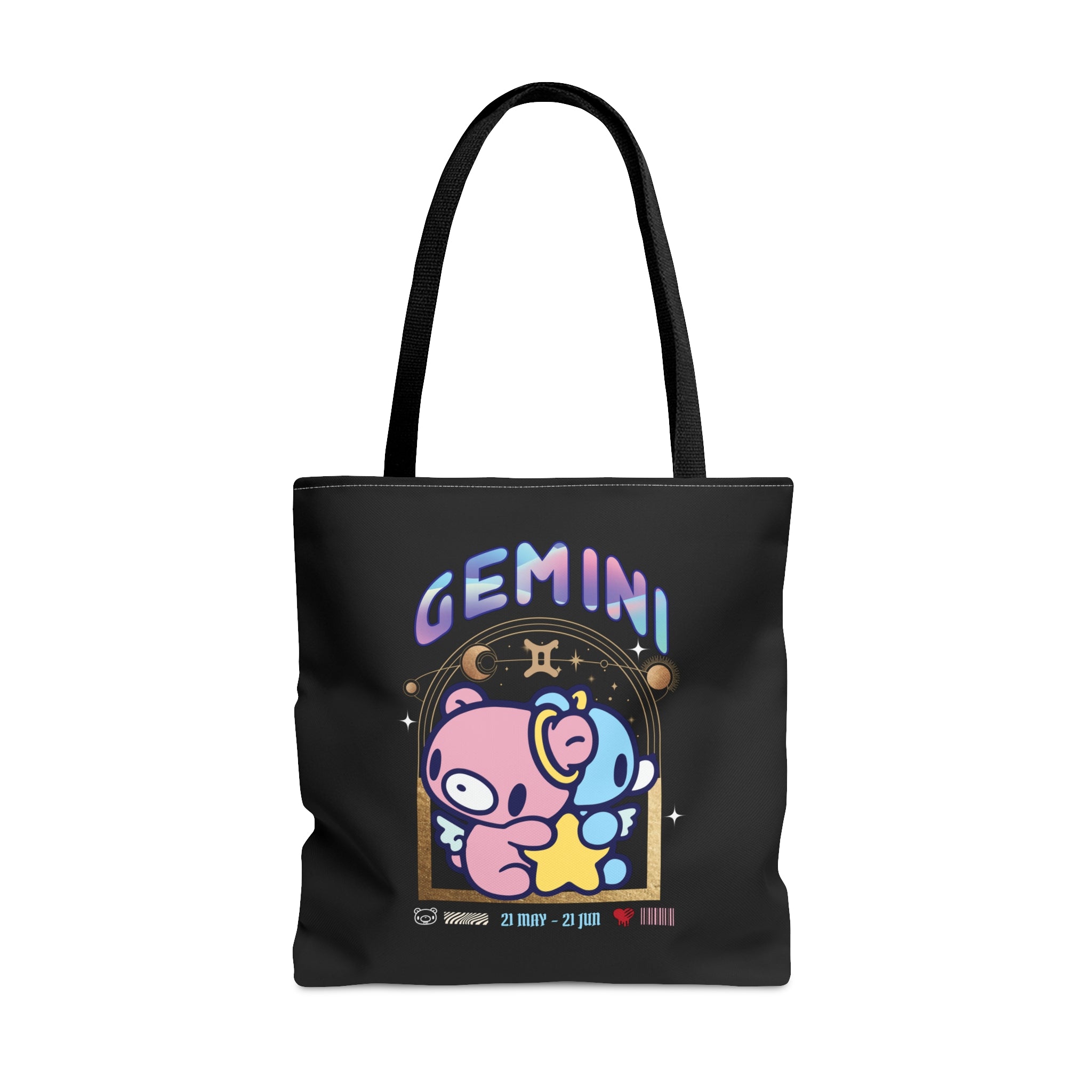 Gloomy Gemini zodiac Tote Bag